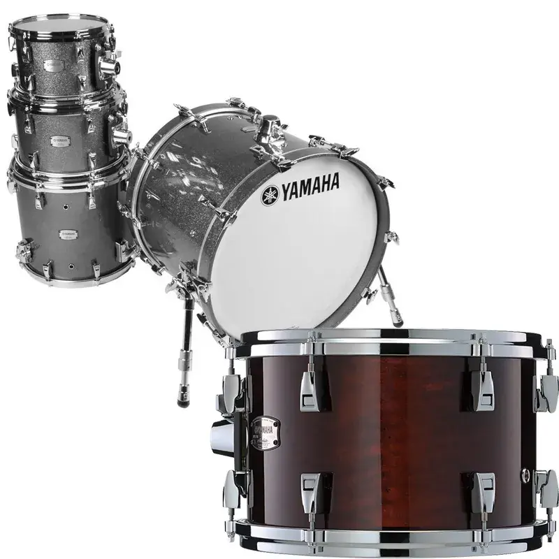 YAMAHA Absolute Hybrid Maple Batterie 20"/4Pcs Classic Walnut Authentique