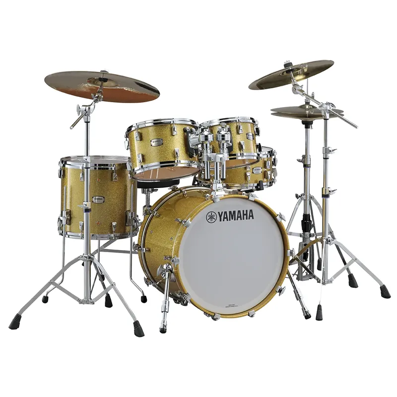Marque YAMAHA Absolute Hybrid Maple Batterie 20"/4Pcs Gold Champagne Sparkle