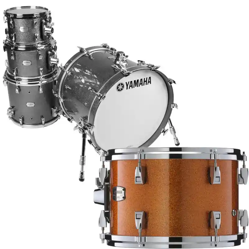 Meilleur Prix YAMAHA Absolute Hybrid Maple Batterie 20"/4Pcs Orange Sparkle