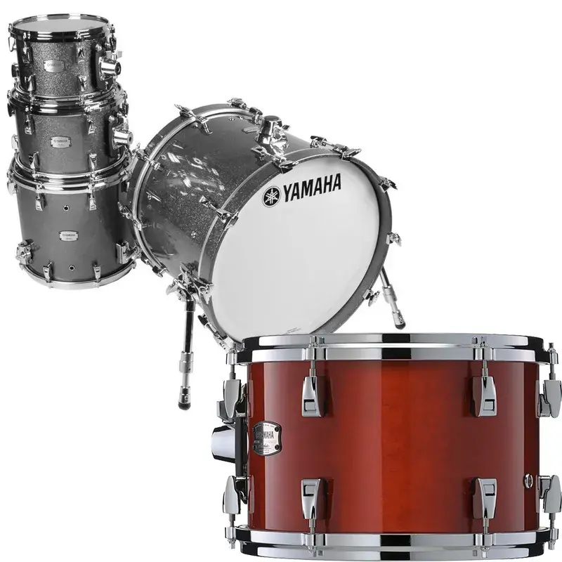 YAMAHA Absolute Hybrid Maple Batterie 20"/4Pcs Red Autumn Bon Plan