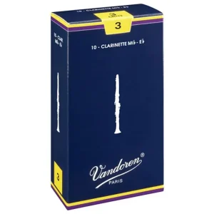 Acheter En Ligne VANDOREN CLASSIQUE ANCHES CLARINETTE MIB 3