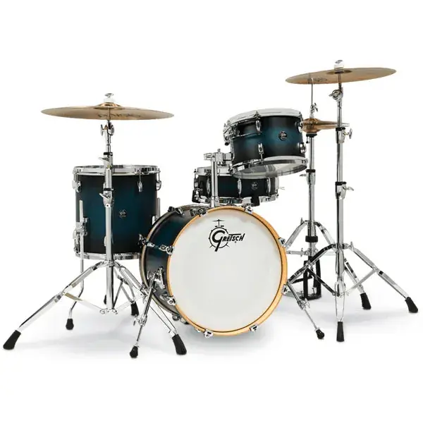 GRETSCH Renown Maple Batterie 18"/3pcs Satin Antique Blue Nouvel Arrivage