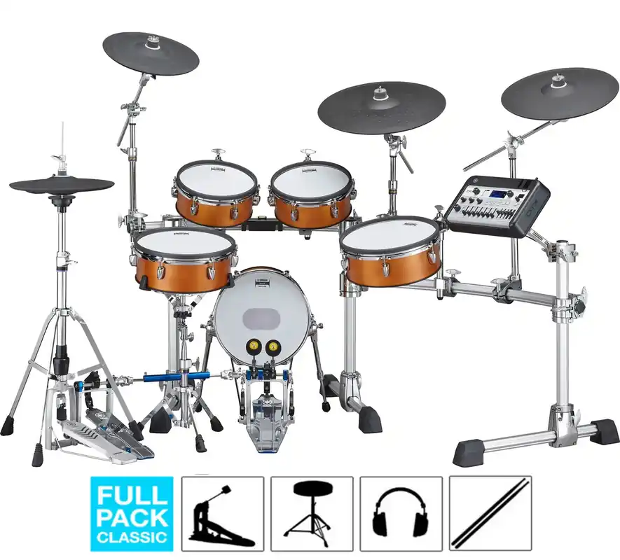 Solde YAMAHA DTX10K-M Batterie Real Wood, Full Pack