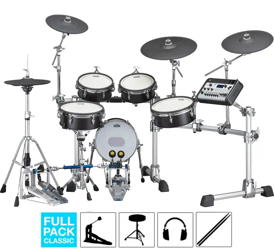 YAMAHA DTX10K-X Batterie Black Forest, Full Pack Remise