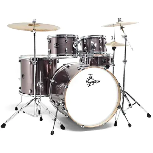 Jusqu'à Épuisement Des Stocks GRETSCH Energy GE2 Batterie 20"/5pcs Grey Steel