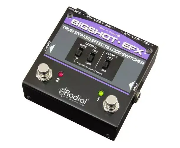 Meilleur Prix BIGSHOT EFX SELECTEUR AVEC 2 BOUCLES D‘EFFETS