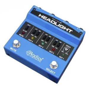 Marque HEADLIGHT PEDALE SELECTEUR D‘AMPLI 4 SORTIES