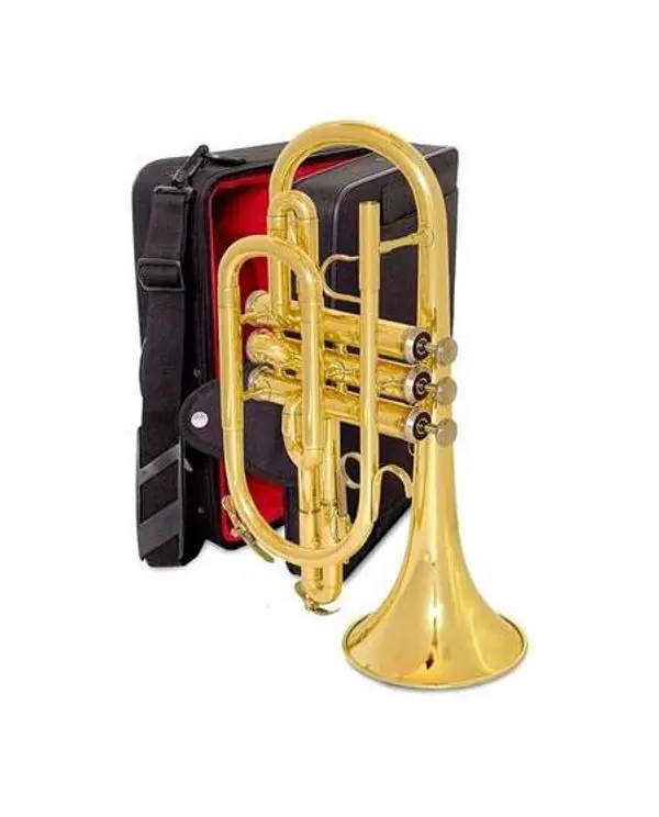 BESSON BE120 "PRODIGE 120" CORNET ETUDE SIB VERNI avec etui et emb. Offre Du Jour