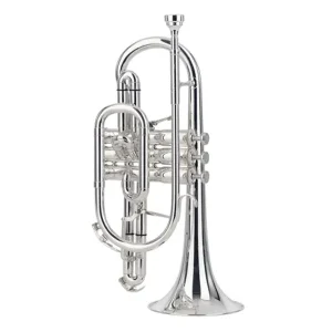 BESSON BE928G-S SOVEREIGN CORNET PRO SIB ARGENTE avec étui Nouvel Arrivage