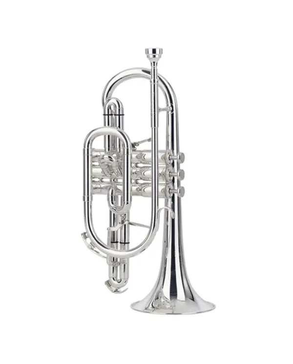 BESSON BE928G-S SOVEREIGN CORNET PRO SIB ARGENTE avec étui Nouvel Arrivage