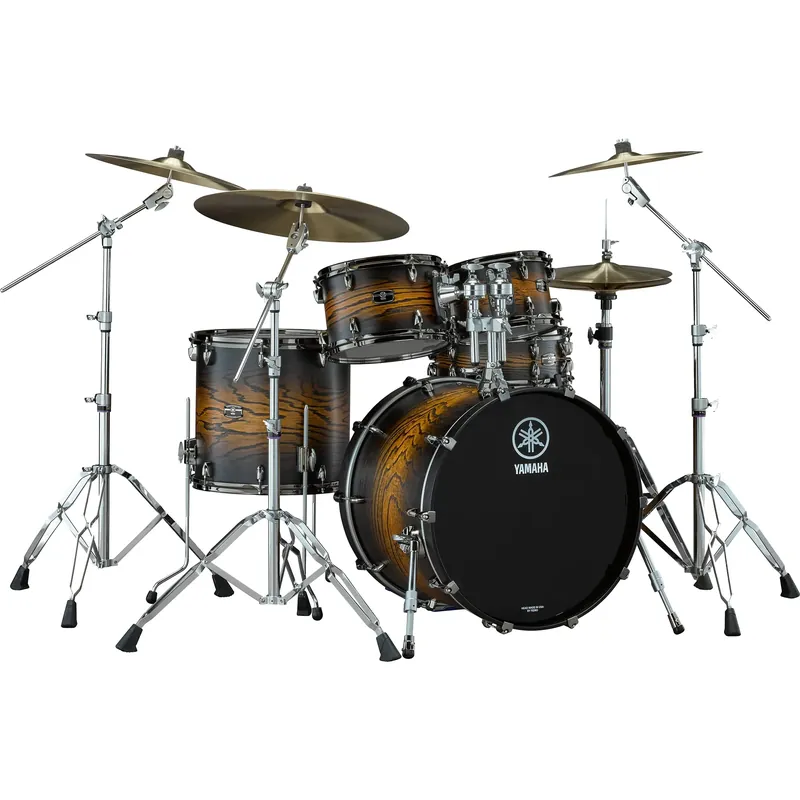 YAMAHA Live Custom Hybrid Oak Batterie 20"/4Pcs Uzu Earth Sunburst Bon Plan