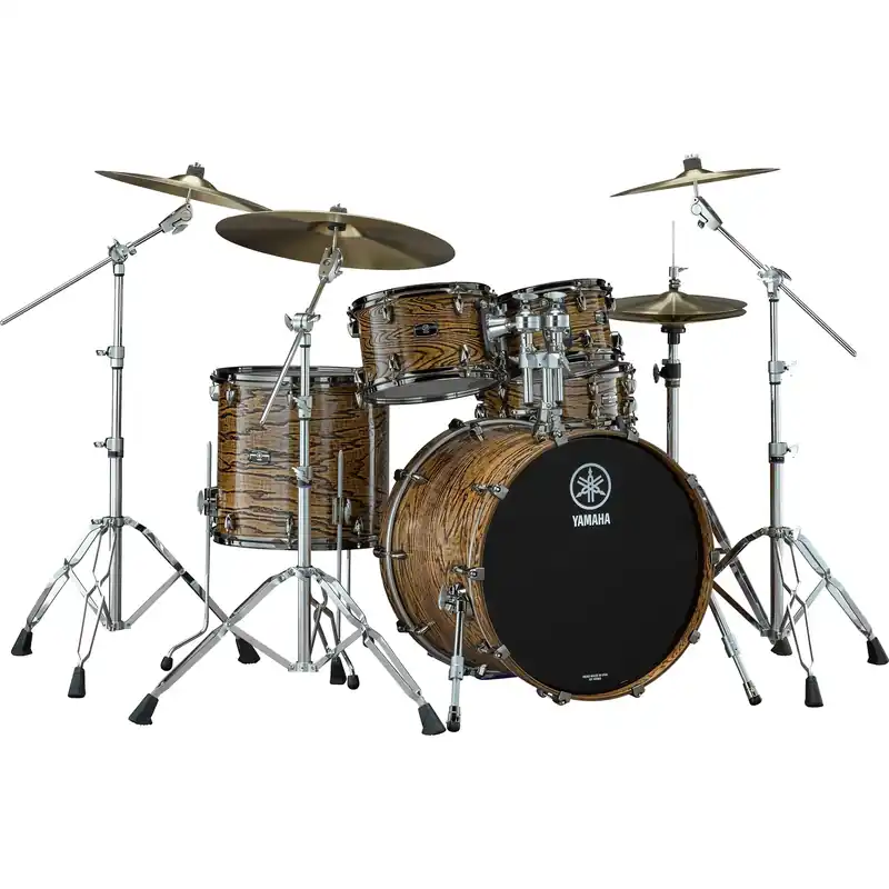 YAMAHA Live Custom Hybrid Oak Batterie 20"/4Pcs Uzu Natural Populaire