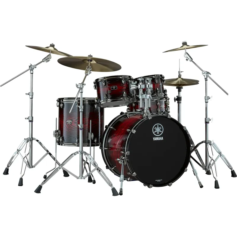 YAMAHA Live Custom Hybrid Oak Batterie 22"/4Pcs Uzu Magma Sunburst Solde