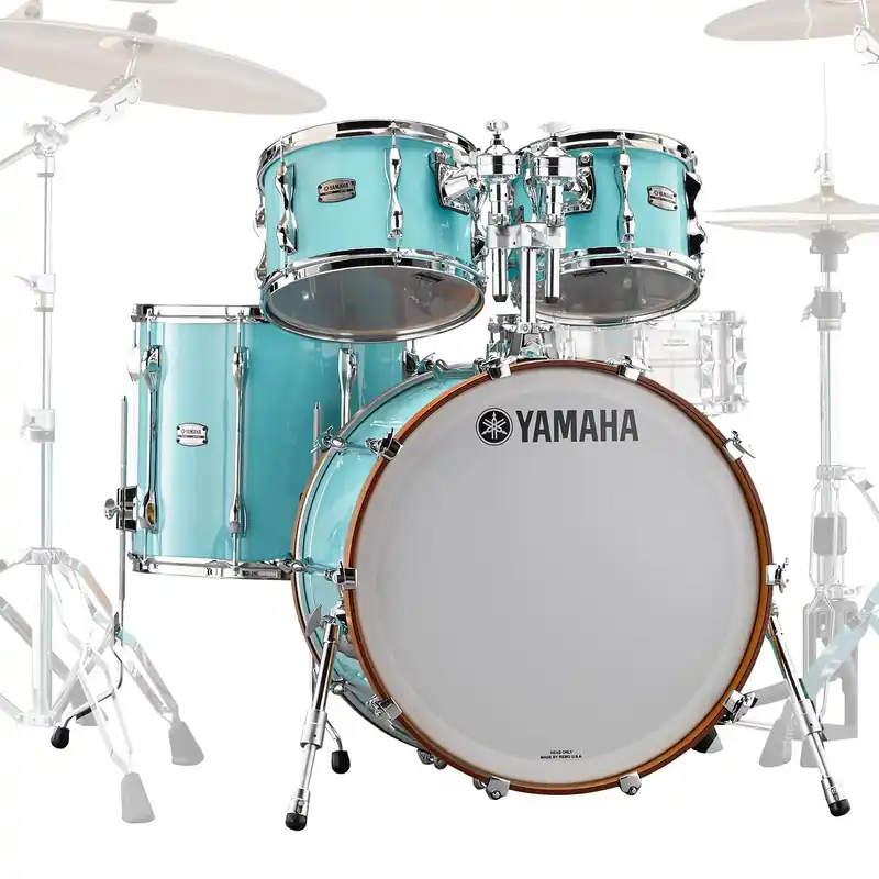 YAMAHA Recording Custom Batterie 22"/4Pcs Surf Green Bon Marché