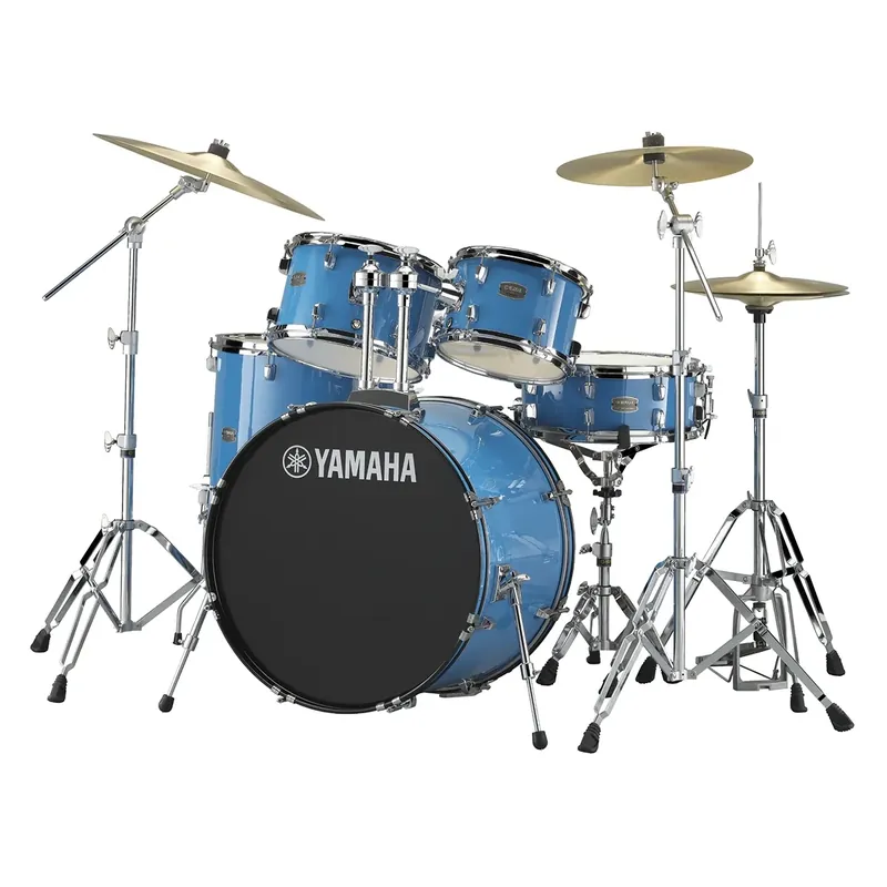 YAMAHA Rydeen Batterie 22"/5Pcs Sky Blue + Cymbales Vente Directe