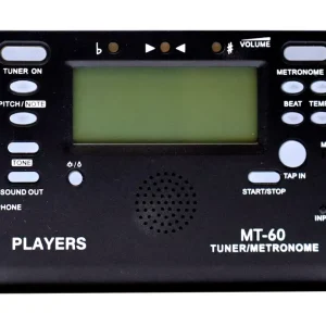 Players Music MT-60 Tuner-Metronome Dernier Modèle