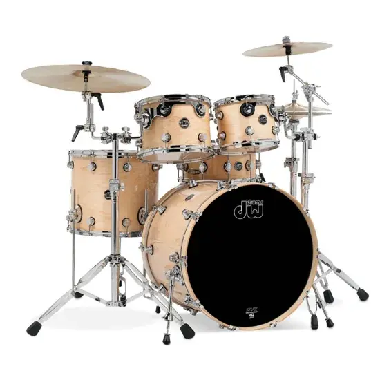 DW Performance Lacquer Batterie 22"/4pcs Natural Lacquer Promotion Saisonnière