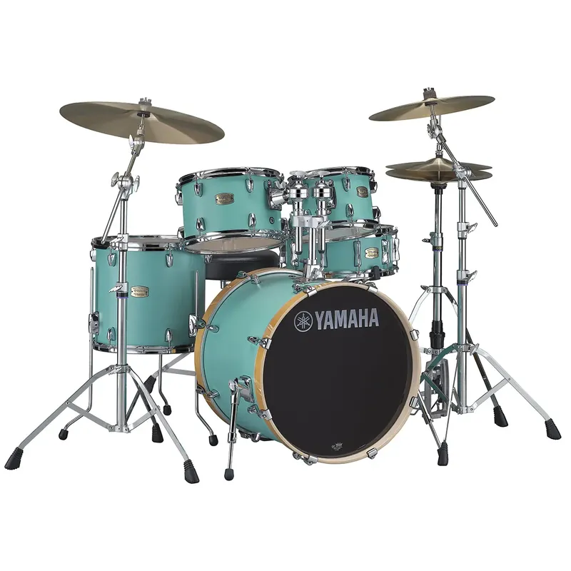 YAMAHA Stage Custom Birch Batterie 20"/5Pcs Matte Surf Green + HW780 Offre Du Jour