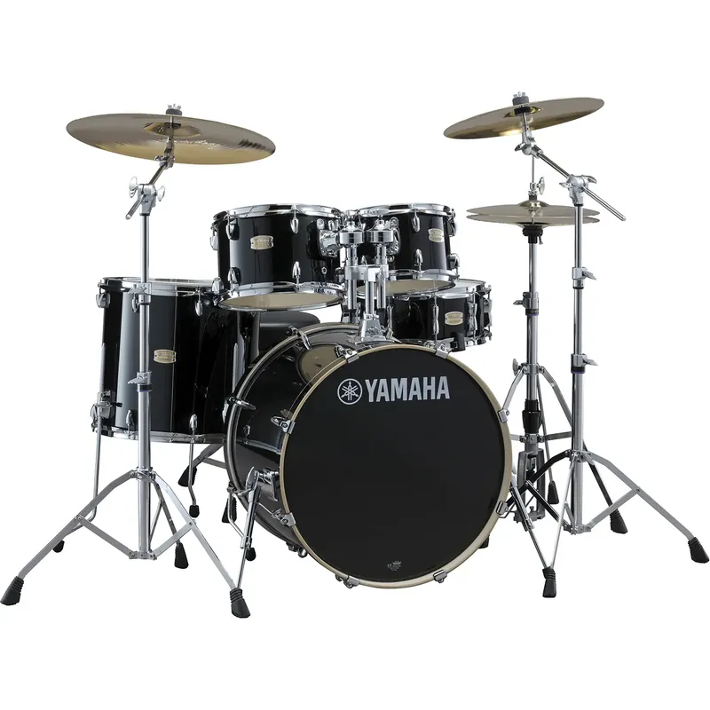 Haute Qualité YAMAHA Stage Custom Birch Batterie 20"/5Pcs Raven Black