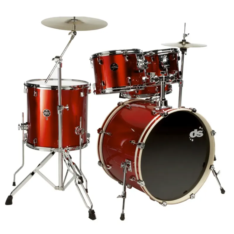 DS DRUMS DSX Batterie 20"/5pcs Red Sparkle Jusqu'à Épuisement Des Stocks