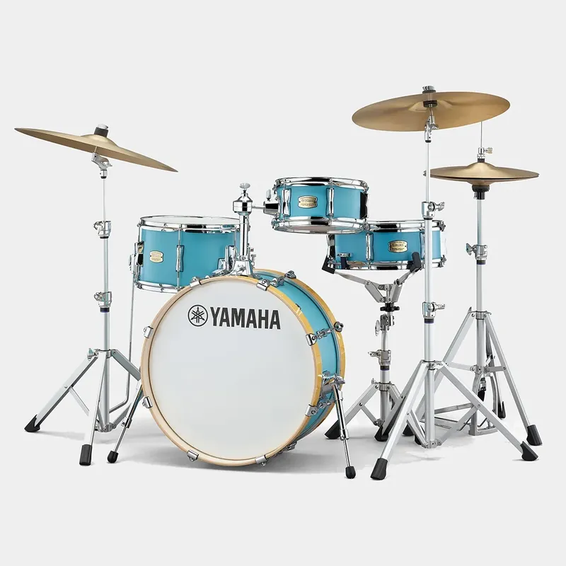 YAMAHA Stage Custom Hip Batterie 20"/4Pcs Matte Surf Green Affaire À Saisir