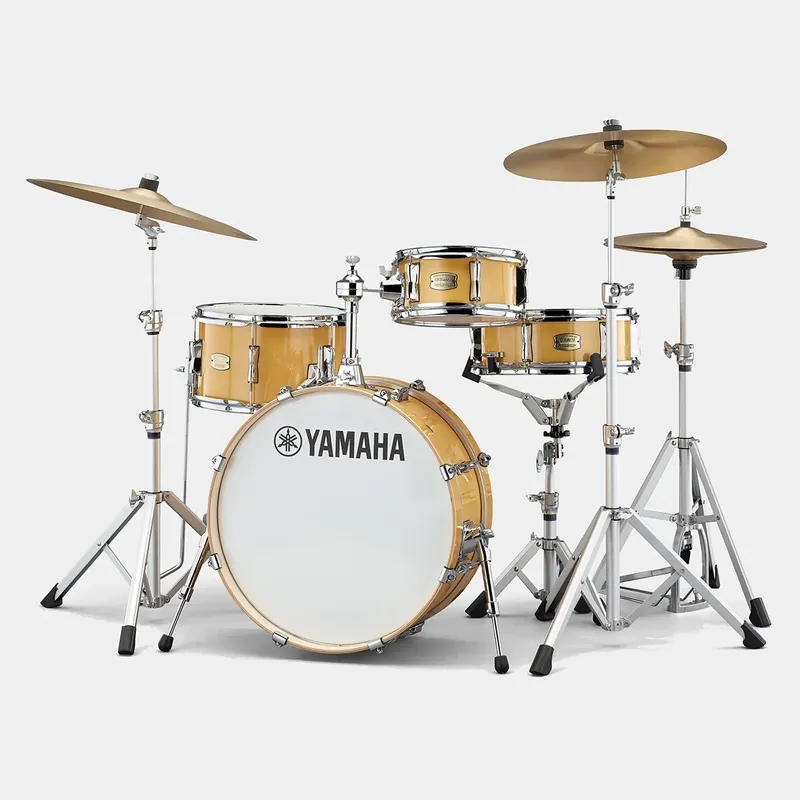 YAMAHA Stage Custom Hip Batterie 20"/4Pcs Natural Wood Usine Directe