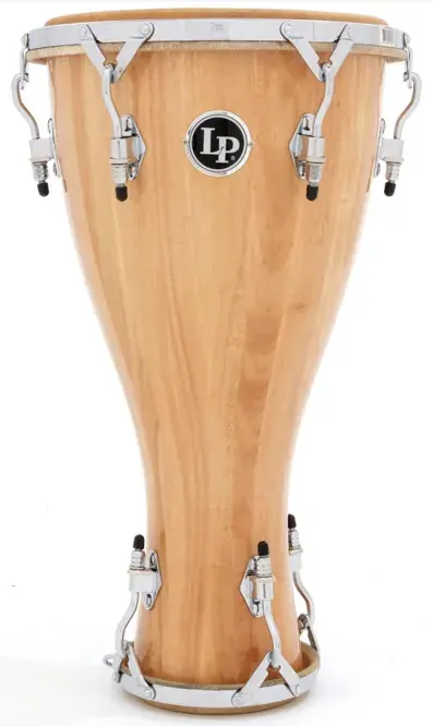 LATIN PERCUSSION LP490AWC Bata Drums 6 1/2" + 12 1/2" Oak + Bandouliere Offre Exclusive