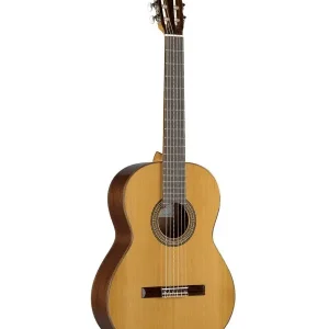 Acheter En Ligne ALHAMBRA 3C GUITARE CLASSIQUE - Table cèdre massif avec housse