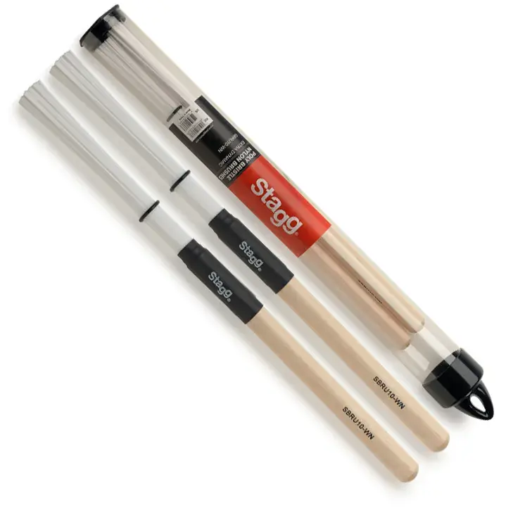STAGG SBRU10WN Balais Nylon Manche Bois Jusqu'à Épuisement Des Stocks