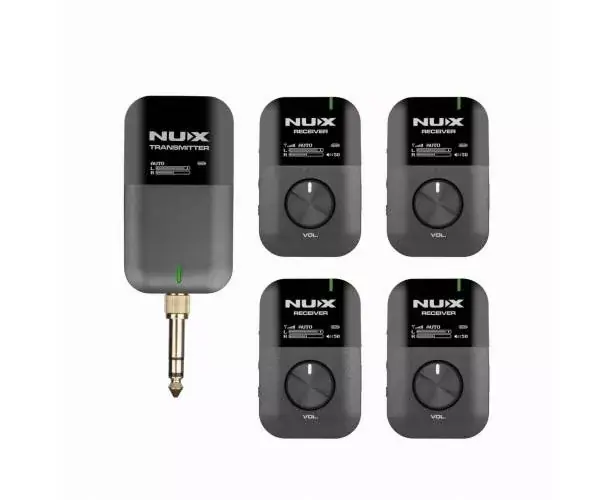 DE 4 EMETTEURS + 1 RECEPTEUR EAR-MONITORING C7 5 8GHZ Retour Gratuit
