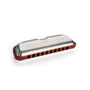 Meilleur Choix HOHNER NEW GOLDEN MELODY HARMONICA 10 TROUS C