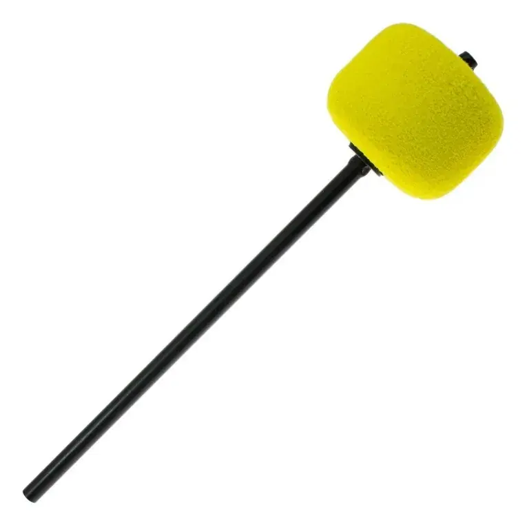 Certifié DANMAR 206CKY Batte Grosse Caisse Feutre Yellow - Tige Noire