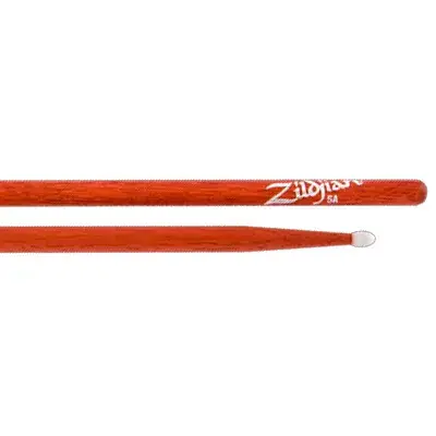 ZILDJIAN 5ANR Baguettes Nylon 5A Red Haute Qualité