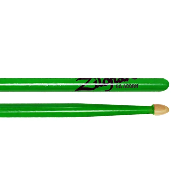 ZILDJIAN 5ACWDGG5A Baguettes Acorn Neon Green Promotion