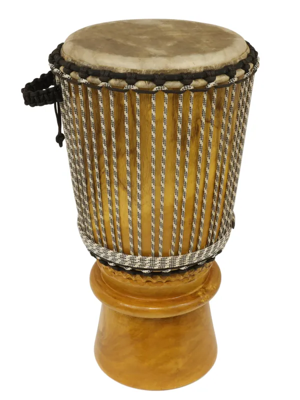 African Drums Large African Bougarabou - 11.5 x 23.5‘‘ Haute Qualité