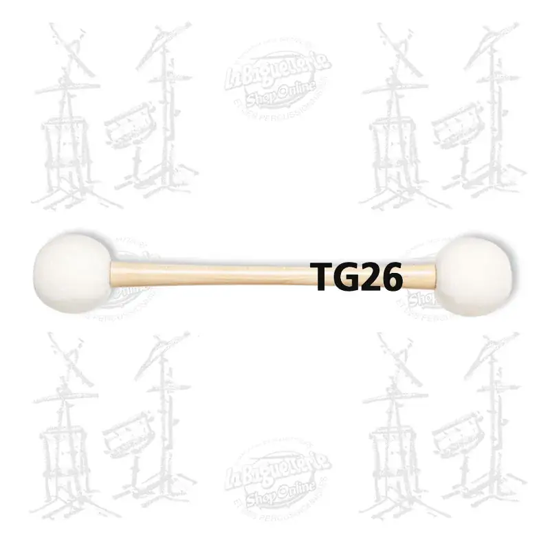 VIC FIRTH TG26 Baguettes Signature Tom Gauger Doubles Tetes Dernière Chance