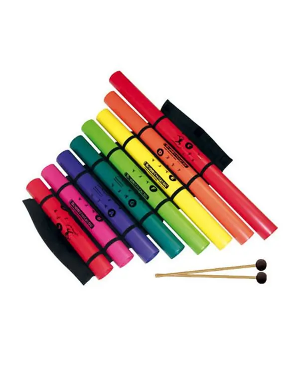 Petit Prix FUZEAU BOOMOPHONE SOPRANO DIATONIQUE 8 NOTES + ETUI + 2 MAILLOCHES