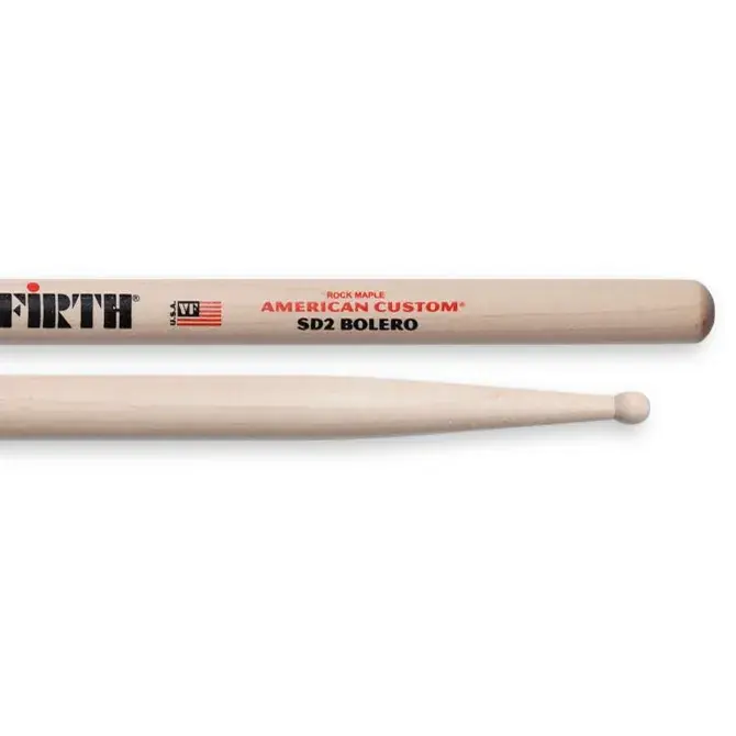 Commander Maintenant VIC FIRTH SD2 Baguettes American Custom Bolero Maple