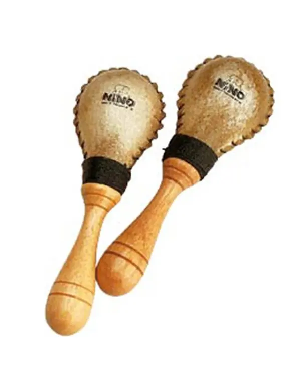 NINO MINI PAIRE MARACAS PEAU ANIMALE Offre Spéciale