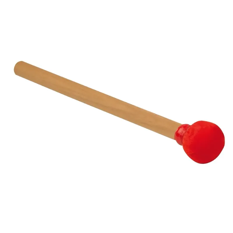 Offre Limitée CONTEMPORANEA BS01R Batte Surdo Pro Bois 35cmRed
