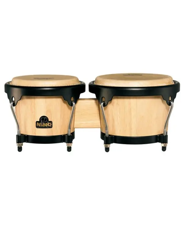 NINO NINO3NT-BK BONGOS 6.5" & 7.5" NATUREL Promotion