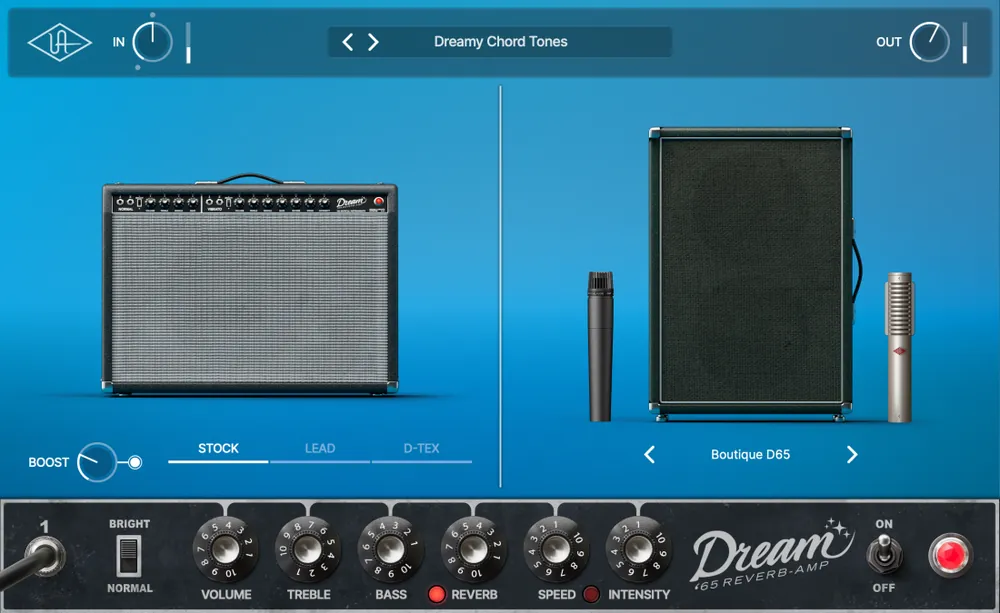 Universal Audio UAD Dream ‘65 Reverb Amplifier - Download Solde