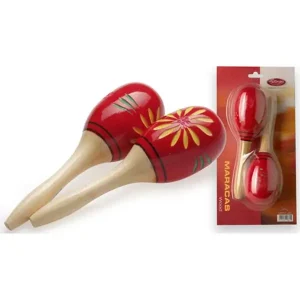 Quantité Limitée STAGG MRW-26 MARACAS OVALE ROUGE 26CM