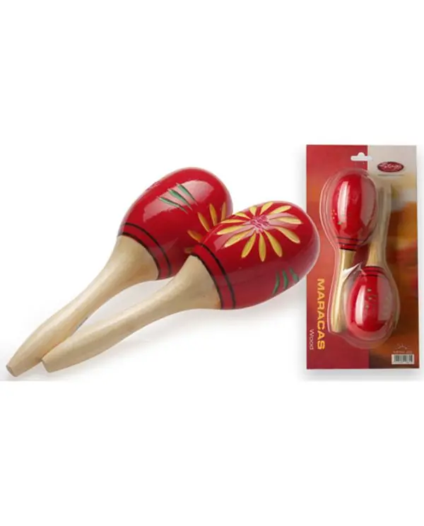 Quantité Limitée STAGG MRW-26 MARACAS OVALE ROUGE 26CM