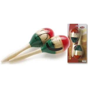 STAGG MRW-26M MARACAS OVALE STYLE MEXICAIN 26CM Dernière Chance