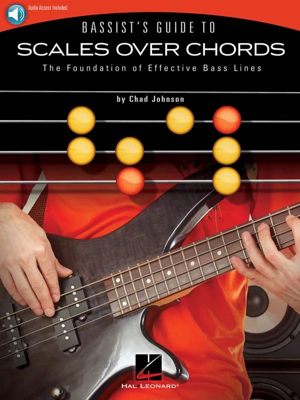 Hal Leonard Bassist‘s Guide to Scales Over Chords - Johnson - Bass Guitar - Book/Audio Online Meilleure Vente