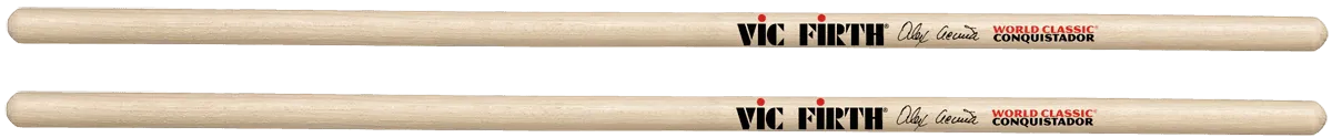 VIC FIRTH Baguettes Signature Alex Acuna Conquistador Natural Acheter En Ligne