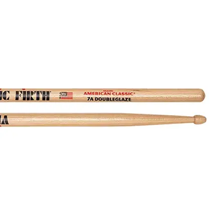 VIC FIRTH Baguettes 7A American Classic Hickory Double Glaze Dernier Modèle