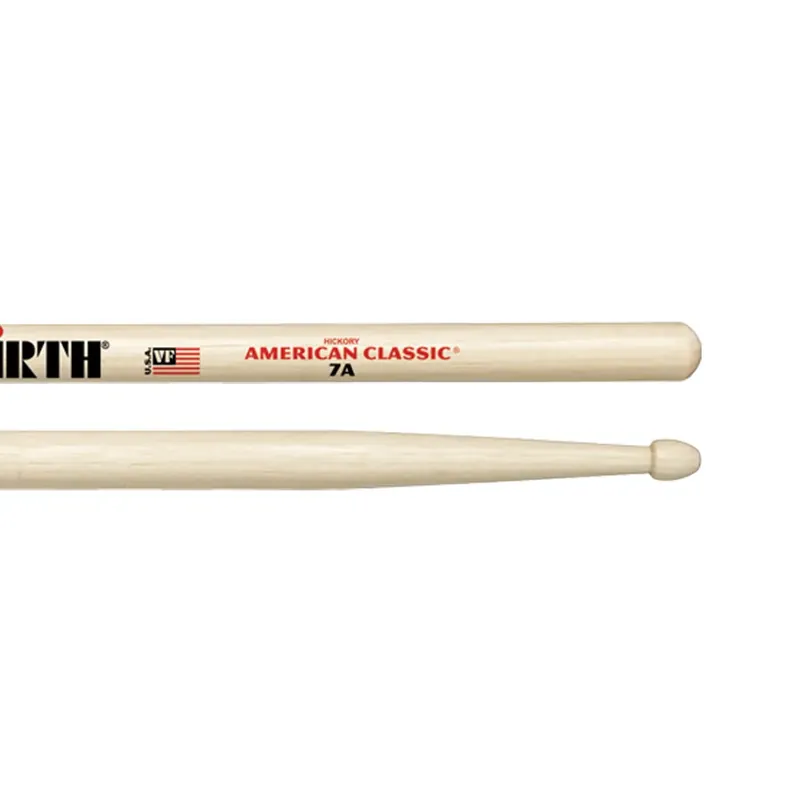 VIC FIRTH Baguettes 7A American Classic Hickory Nouvelle Collection