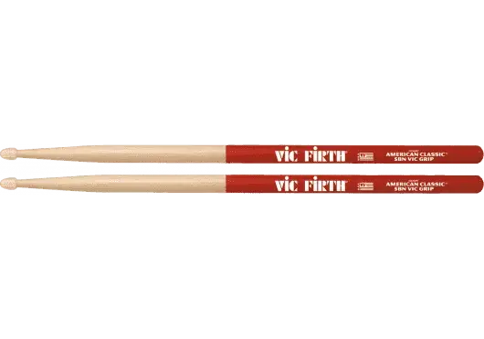 Top Vente VIC FIRTH Baguettes 5B American Classic Hickory Grip